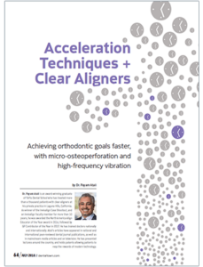 Acceleration Techniques + Clear Aligners Journal Cover